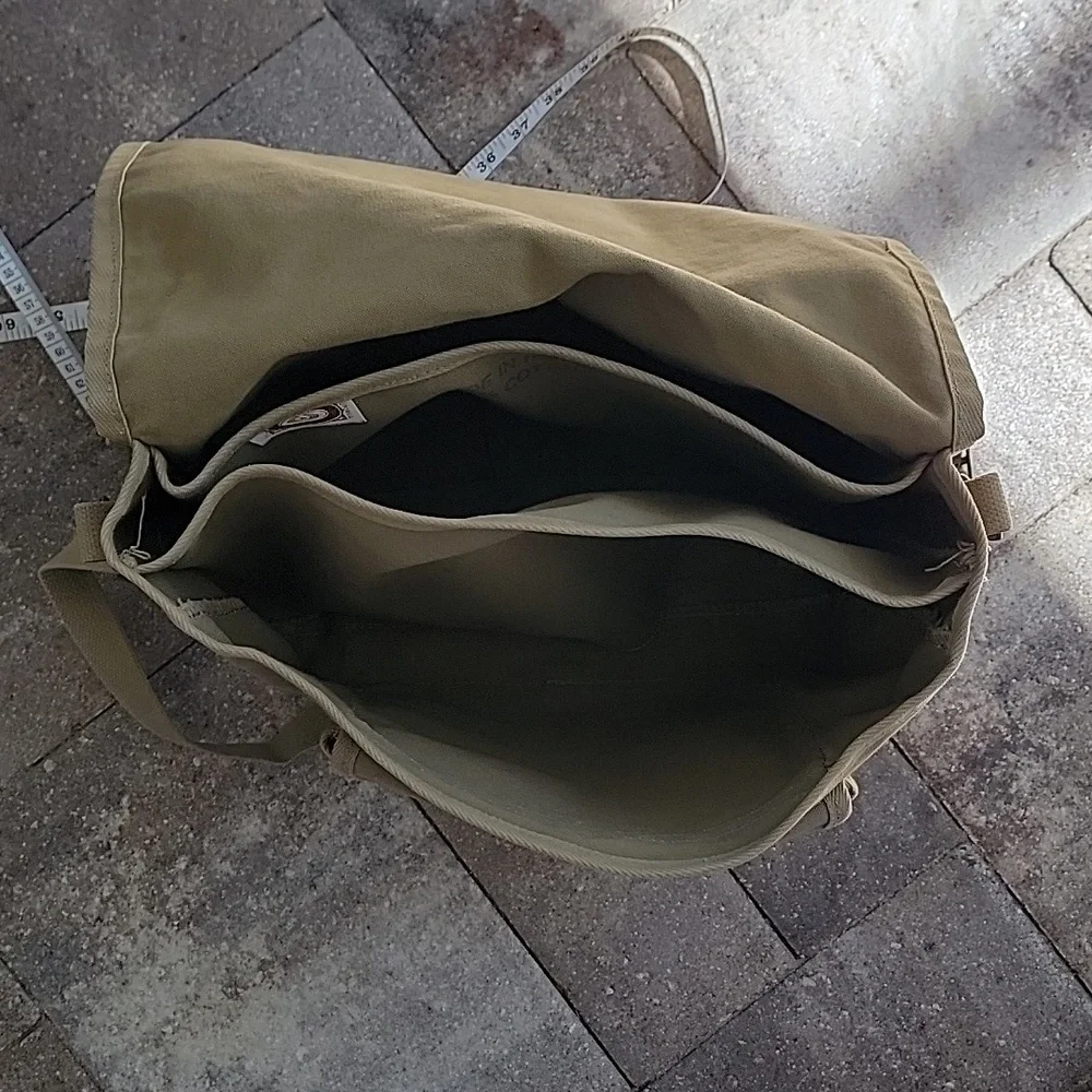 Banana Republic Heavy Canvas Paratrooper Messenger Bag